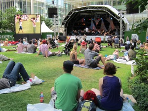City of London Summer Music Festival in Canary Wharf